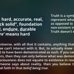 Consciousness and Truth