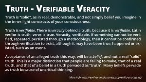 Consciousness and Truth